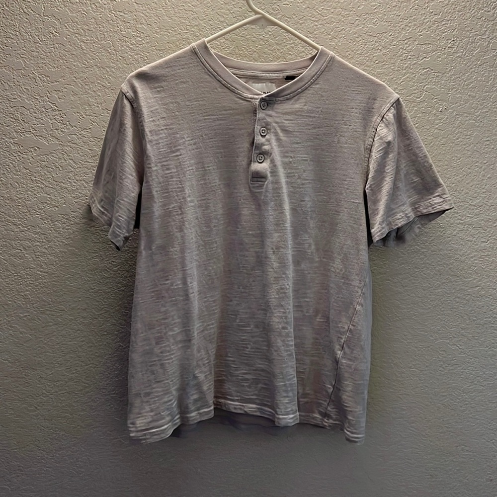 Melrose Place Men’s Medium Gray Genesee Slub T Henley